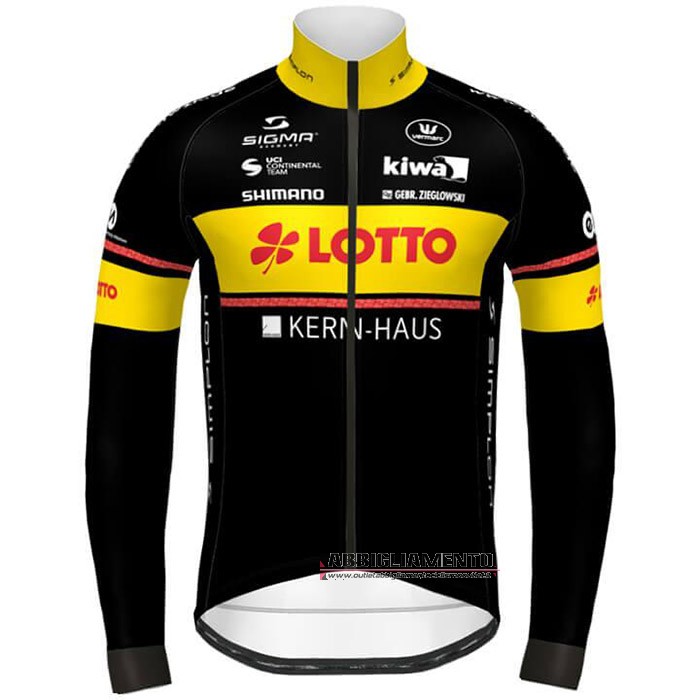 Abbigliamento Lotto-kern Haus 2020 Manica Lunga e Calzamaglia Con Bretelle Nero Giallo - Clicca l'immagine per chiudere